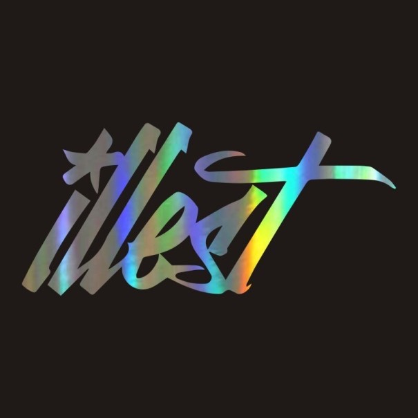 Autosticker illest 5