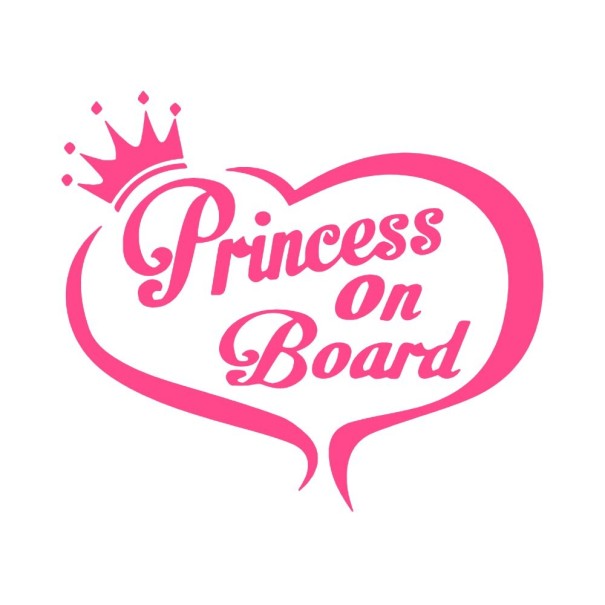 Autosticker roze 3