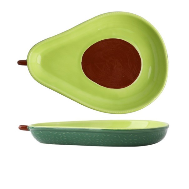 Avocadoformet bakke L