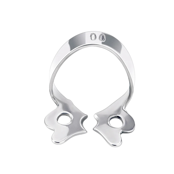Azdent Dental Clamp for Rubber Dam 00 Made of Stainless Steel Endodontic and Restorative Dental Barrier Clamps Orthodontic Laboratory Tools 1