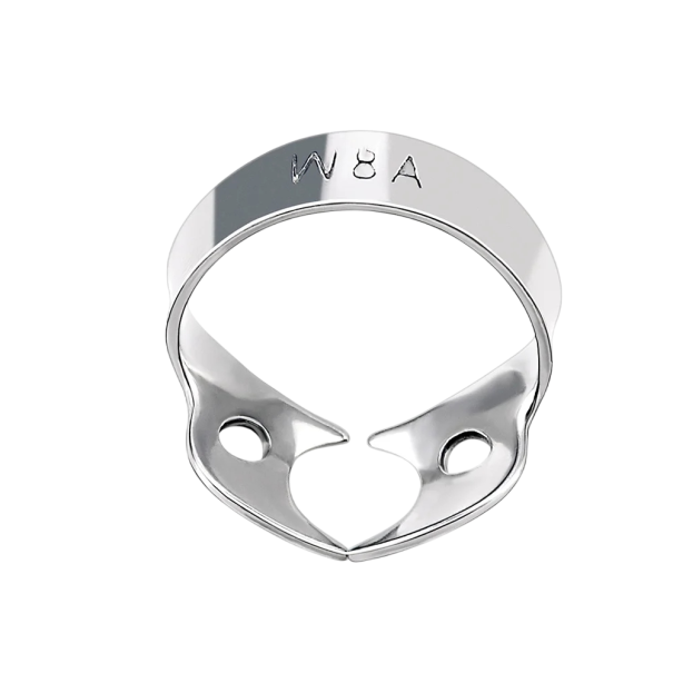 Azdent Dental Clamp for Rubber Dam W8A Made of Stainless Steel Endodontic and Restorative Dental Barrier Clamps Orthodontic Laboratory Tools 1