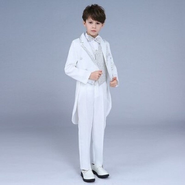 B1374 Boys' Tuxedo white 8 B