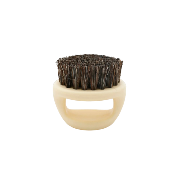 Baardborstel met zwijnenhaar, draagbare baardborstel, 6 x 5,3 cm 2