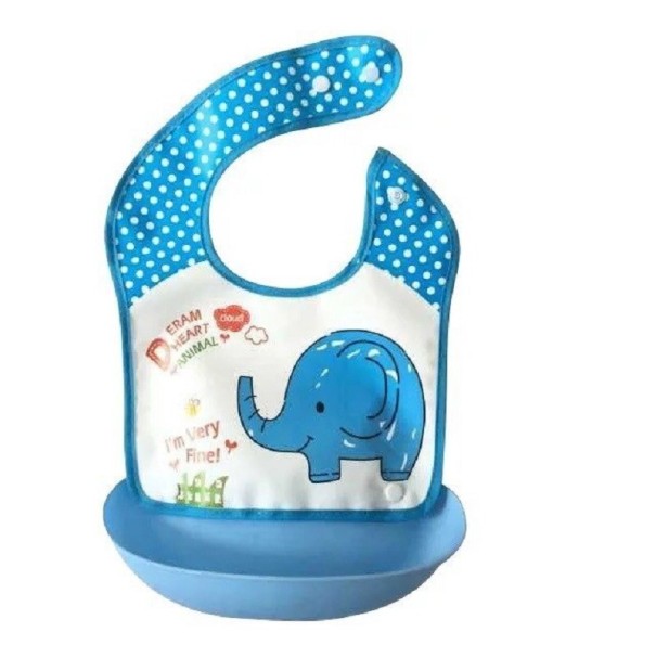 Babete de silicone com bolso N880 23