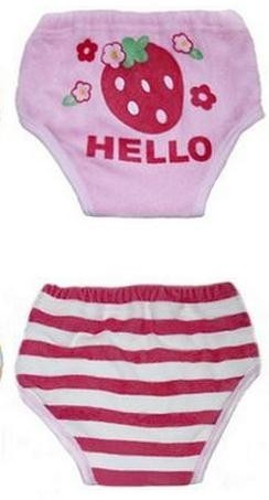 Baby blebukser - 2 stk. rosa 11-13 kg