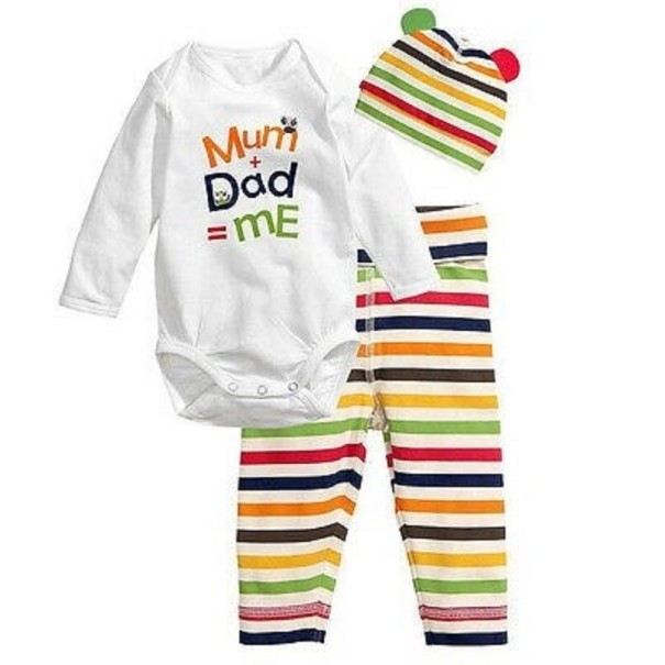 Baby Bodysuit and Trousers multicolour 0-6 months