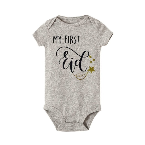Baby Bodysuit N721 grey 9-12 months A