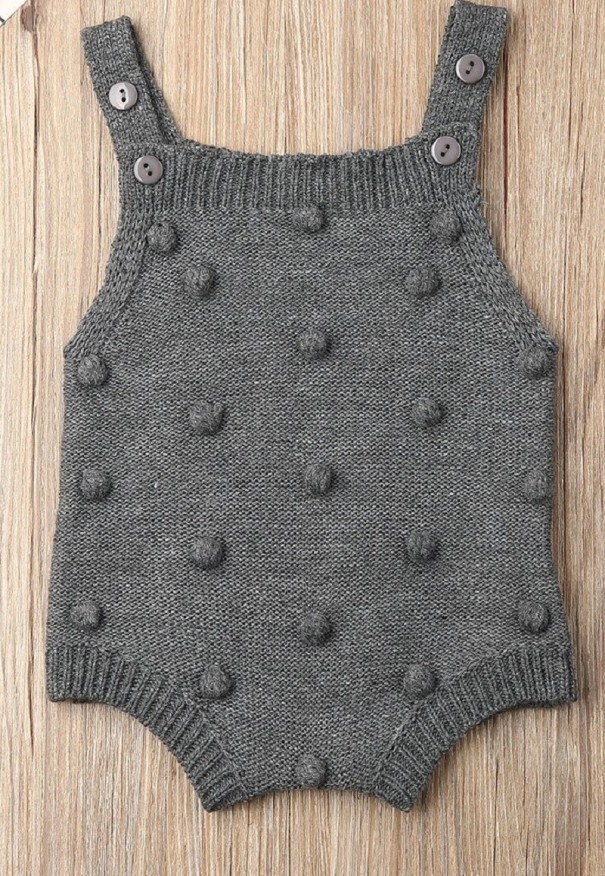 Baby Bodysuit N772 grey 3-6 months