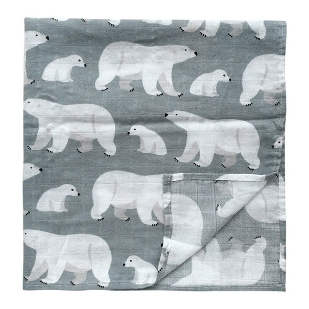 Baby bomuldsble 120 x 120 cm E439 2