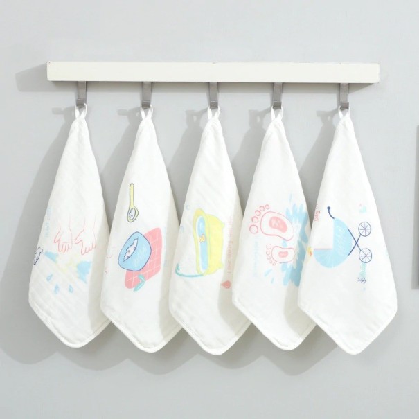 Baby bomuldsble 30x30 cm 5 stk. 13