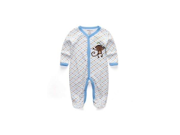 Baby heldragt med print J688 3-6 måneder K