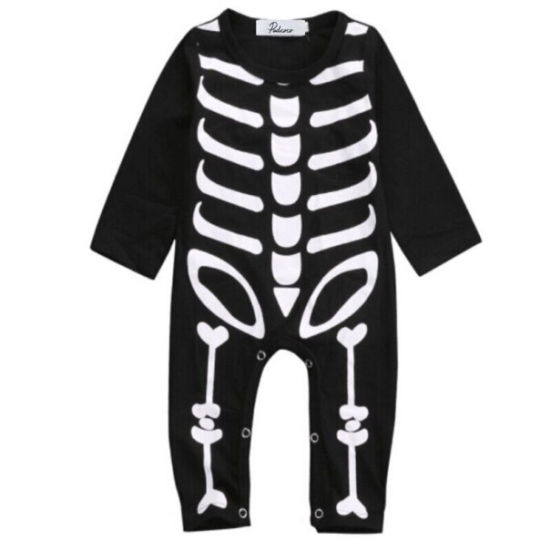 Baby heldragt skelet T2626 0-6 måneder
