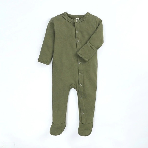 Baby heldragt T2565 armygrøn 0-3 måneder