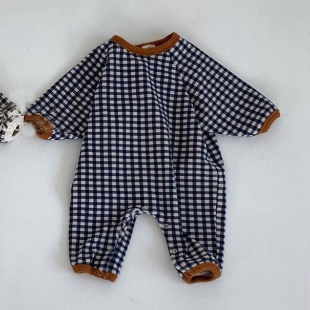 Baby heldragt T2627 mørkeblå 6-9 måneder