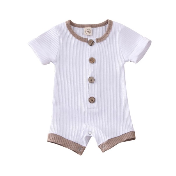 Baby heldragt T2638 hvid 0-6 måneder