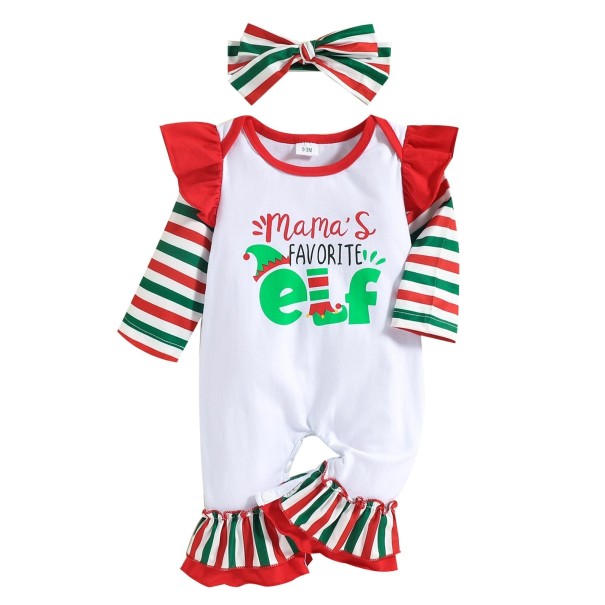 Baby jumpsuit med pannband T2704 12-18 månader