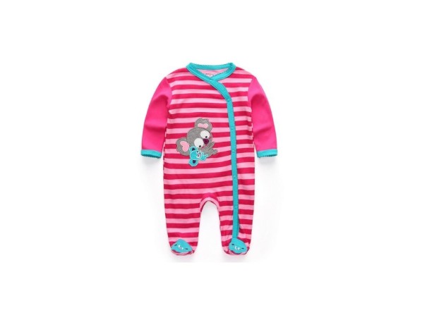Baby jumpsuit med tryck J688 3-6 månader G