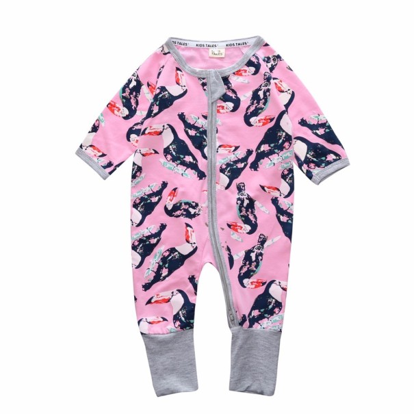 Baby jumpsuit med tukaner 12-18 månader