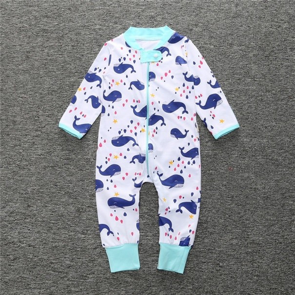 Baby jumpsuit med valar 9-12 månader