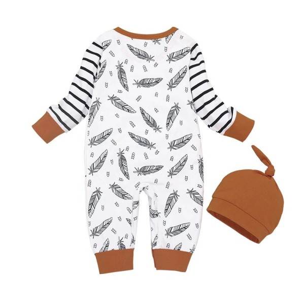 Baby jumpsuit met hoedje T2689 6-12 maanden