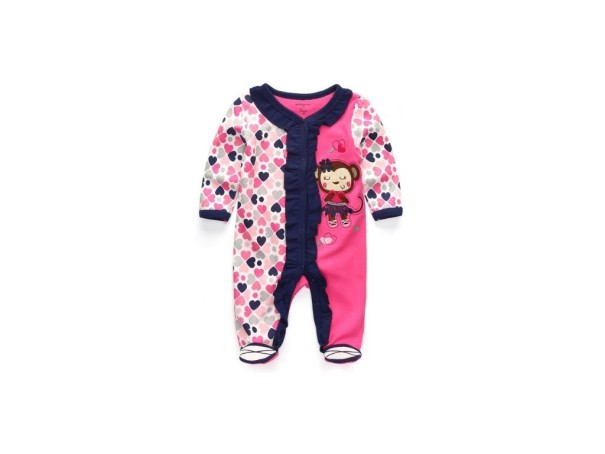 Baby jumpsuit met print J688 0-3 maanden C