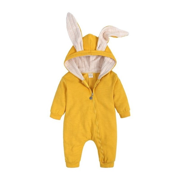 Baby jumpsuit T2603 geel 0-3 maanden