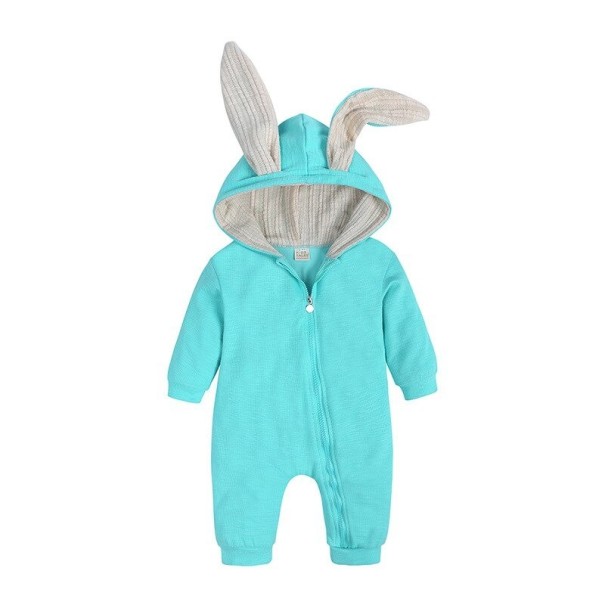 Baby jumpsuit T2603 turquoise 9-12 maanden