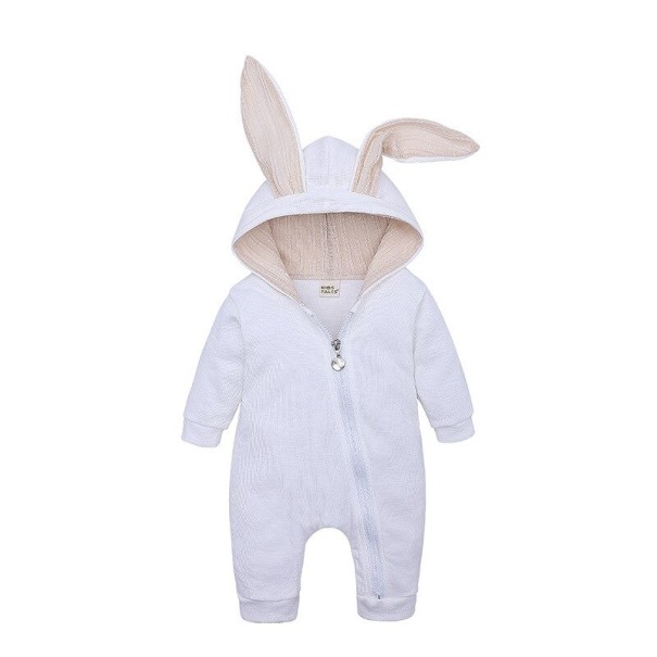 Baby jumpsuit T2603 vit 3-6 månader