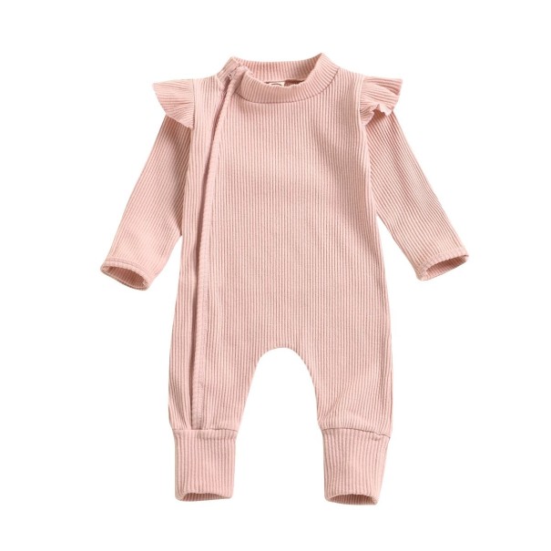 Baby jumpsuit T2609 roze 6-9 maanden
