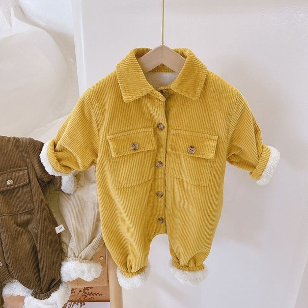 Baby jumpsuit T2613 gul 12-24 månader