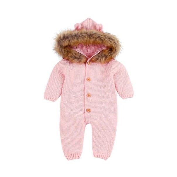 Baby jumpsuit T2647 roze 12-18 maanden