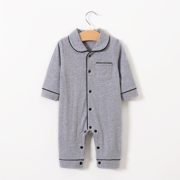 Baby jumpsuit T2653 grijs 12-18 maanden