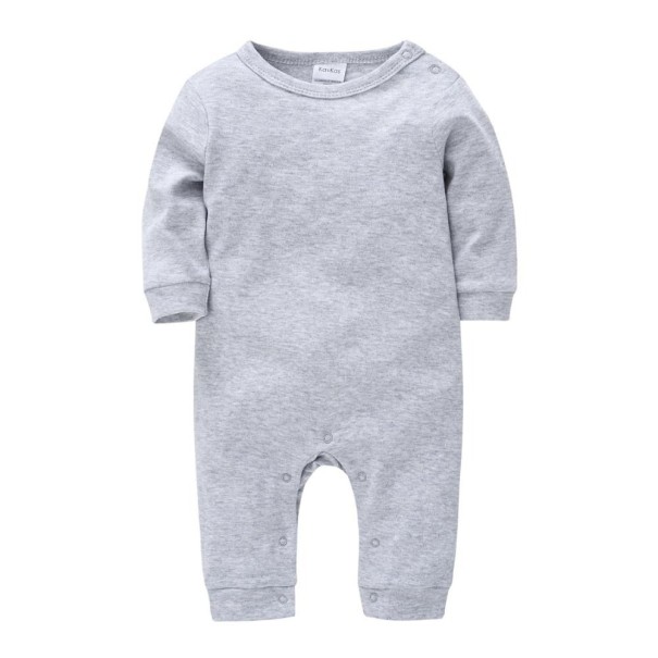 Baby jumpsuit T2658 grijs 3-6 maanden