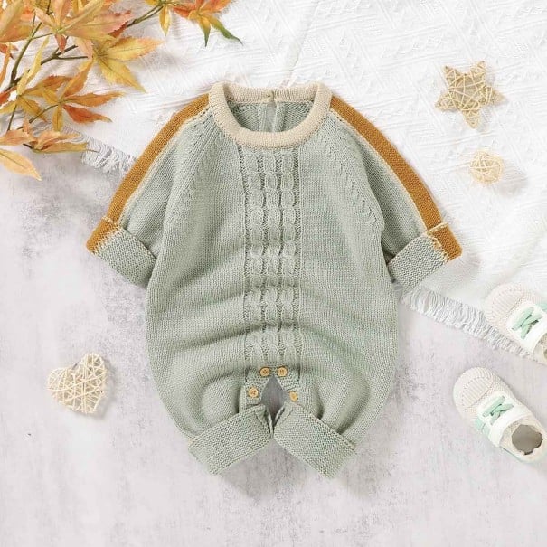 Baby jumpsuit T2675 lichtgroen 6-12 maanden