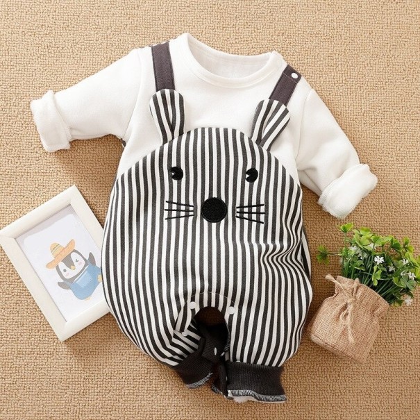 Baby jumpsuit T2700 wit 6-9 maanden
