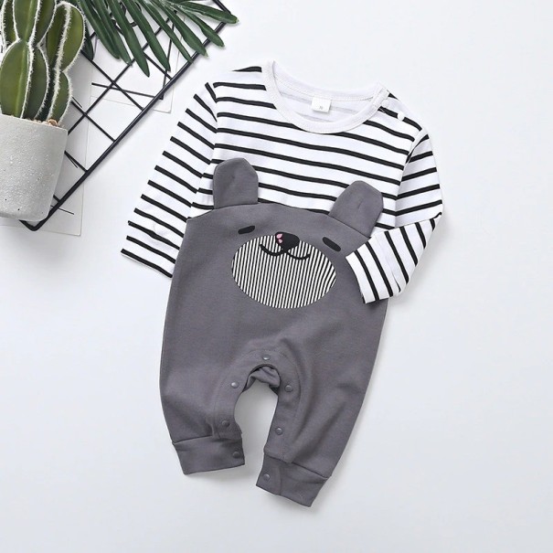 Baby jumpsuit T2722 grijs 18-24 maanden