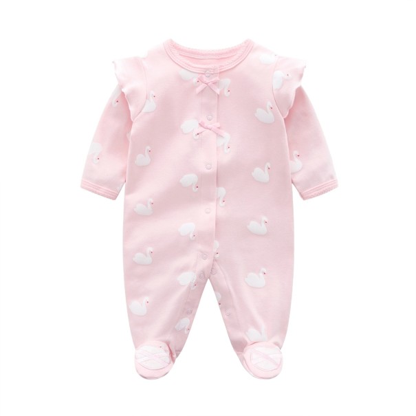 Baby-Overall für Mädchen T2640 6-9 Monate A