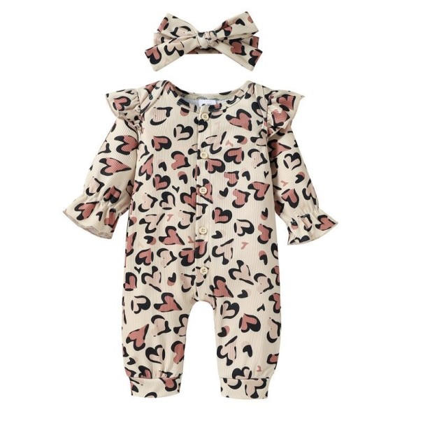 Baby-Overall für Mädchen T2655 6-9 Monate