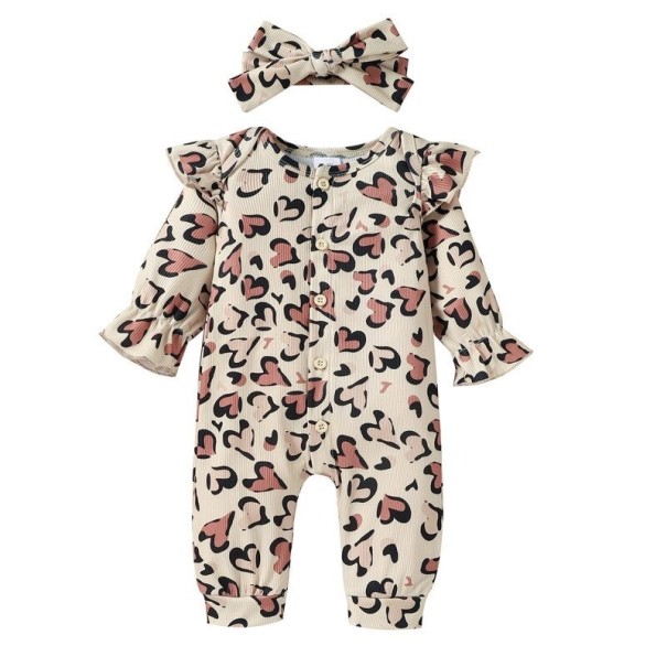 Baby-Overall für Mädchen T2655 3-6 Monate