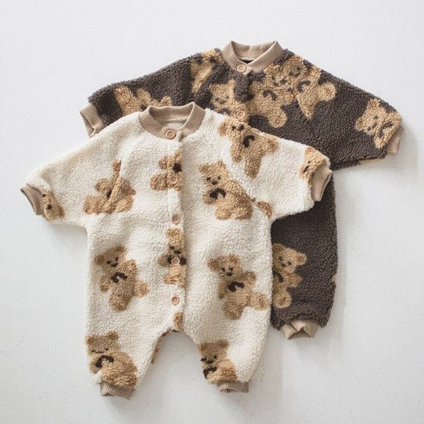 Baby overall met beren T2632