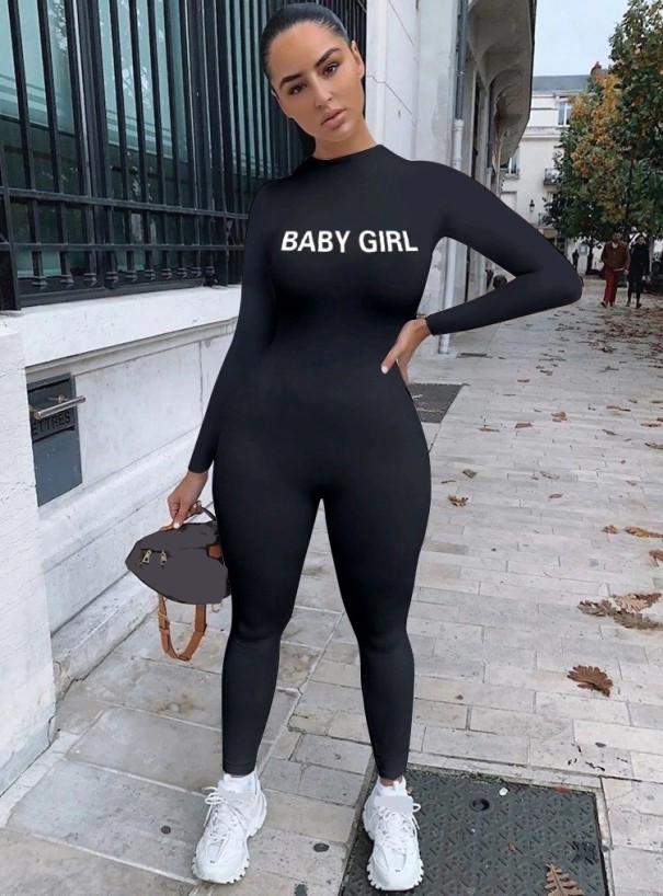 Baby pige overalls sort XXL