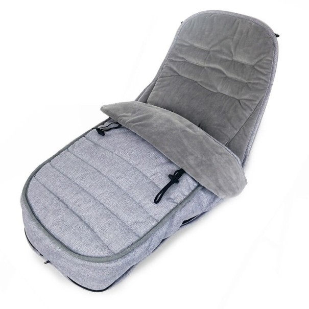Baby voetenzak voor kinderwagen E579 grijs