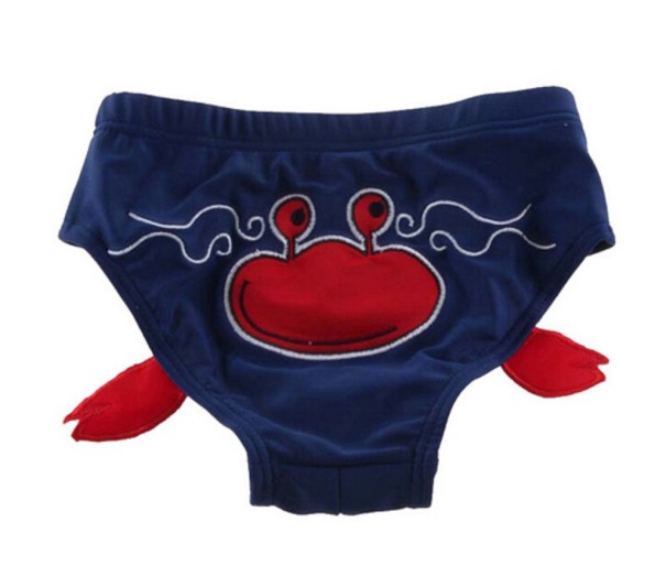 Babybadpak met waterdierprint J683 9-12 maanden krab