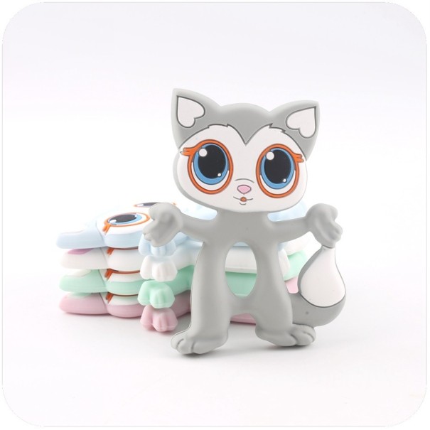 Babybitring i form av en kattunge J874