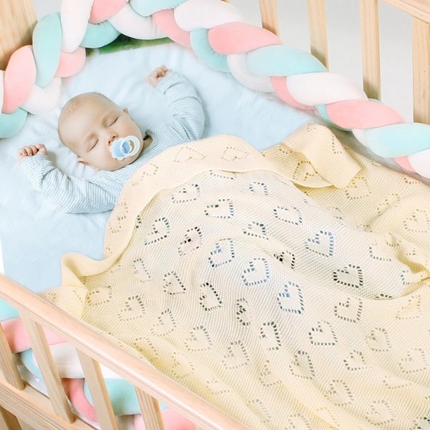 Babydeken met hartjes