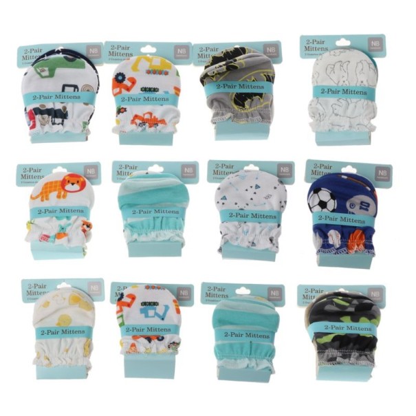 Babyhandsker 2 par turkis