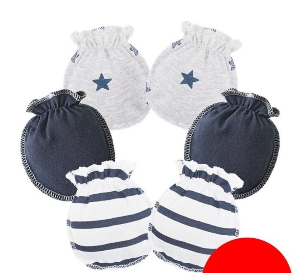 Babyhandsker 3 par 3