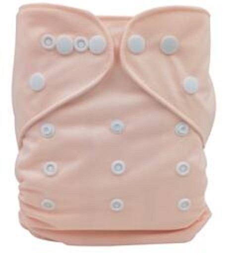 Babyluiermeter lichtroze