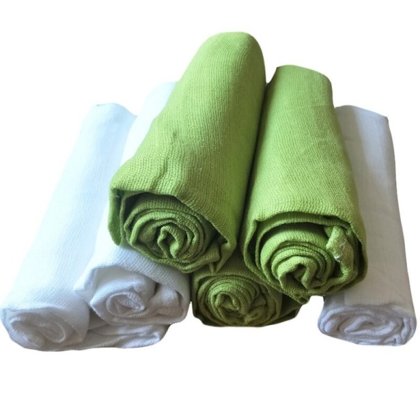Babyluiers 6 stuks groen