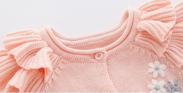 Babymeisjes jumpsuit met hoed T2572